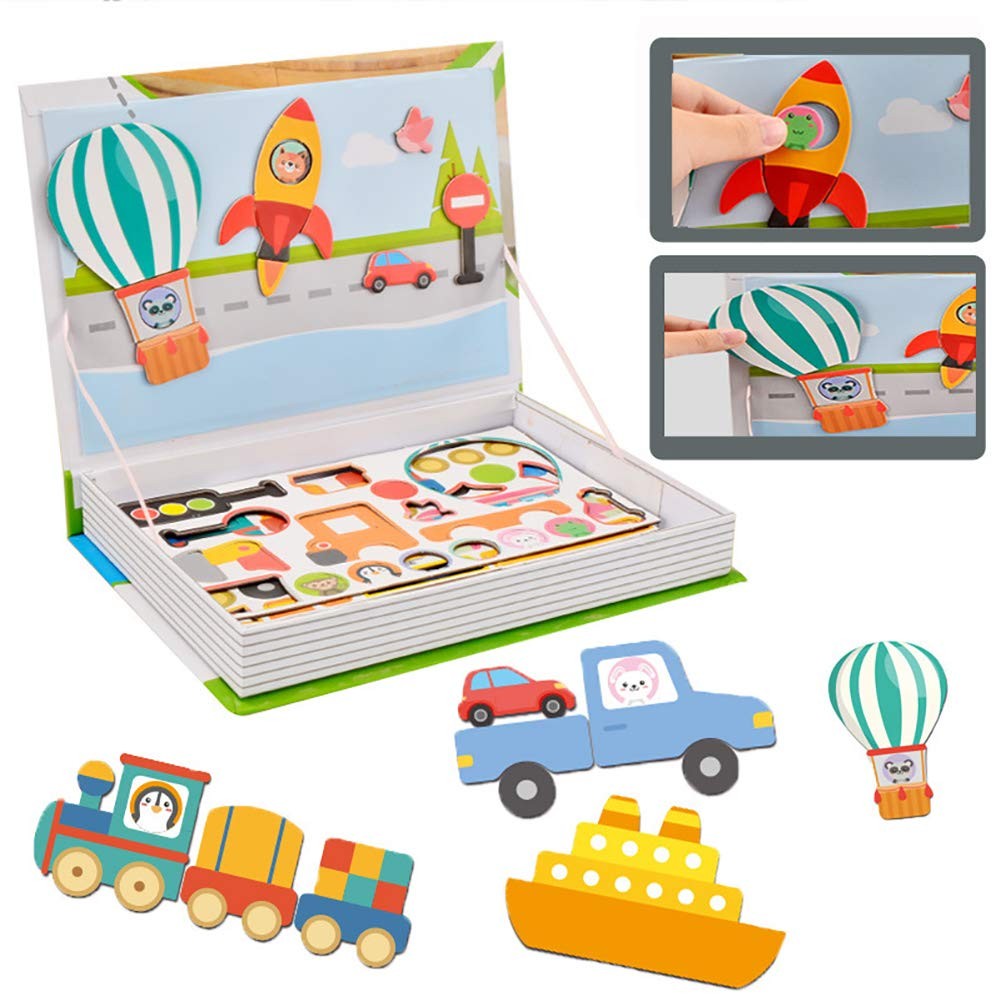 Magnetinis žaidimas "Transportas''