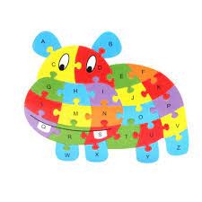 Medinė puzzlė "Gyvūnai''