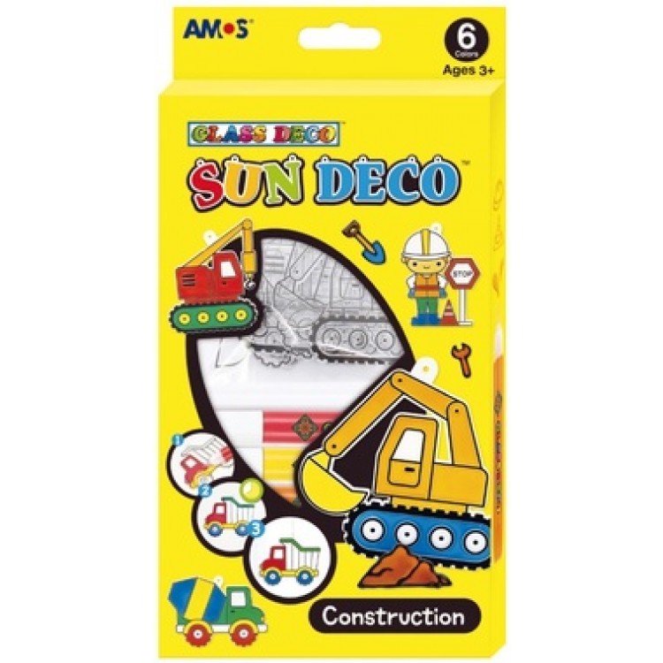 Kūrybinis rinkinys Sun deco klijai su  pakabukais''Construction''''