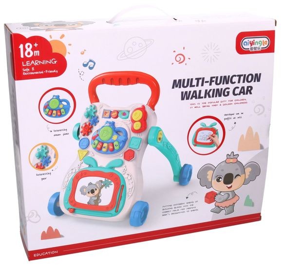 Kūdikio vaikštynė -stumdukas su didaktikos elementais