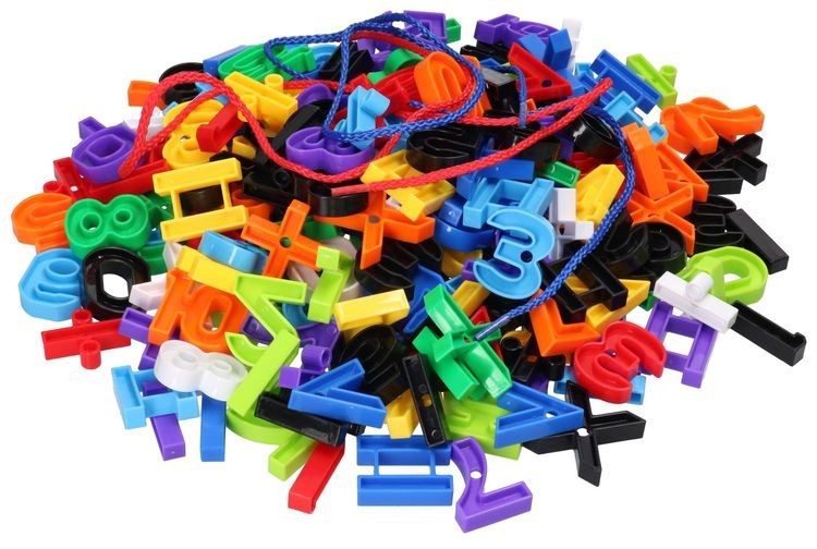 Plastikinių skaičių rinkinys