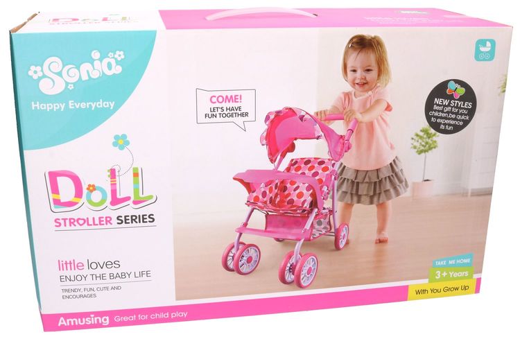 Lėlių sportinis vežimas