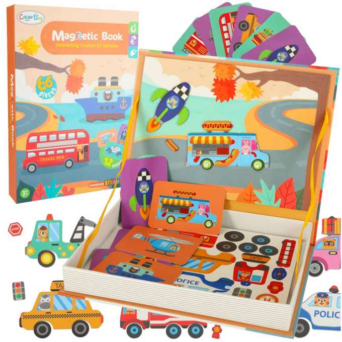 Magnetinis žaidimas "Transportas''